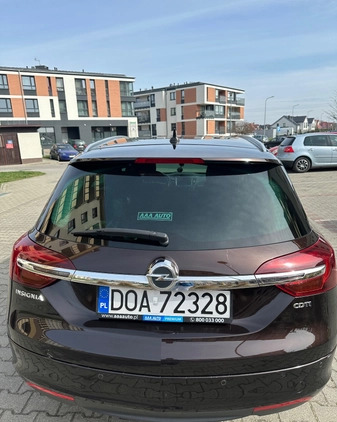 Opel Insignia cena 40000 przebieg: 129500, rok produkcji 2014 z Oława małe 67